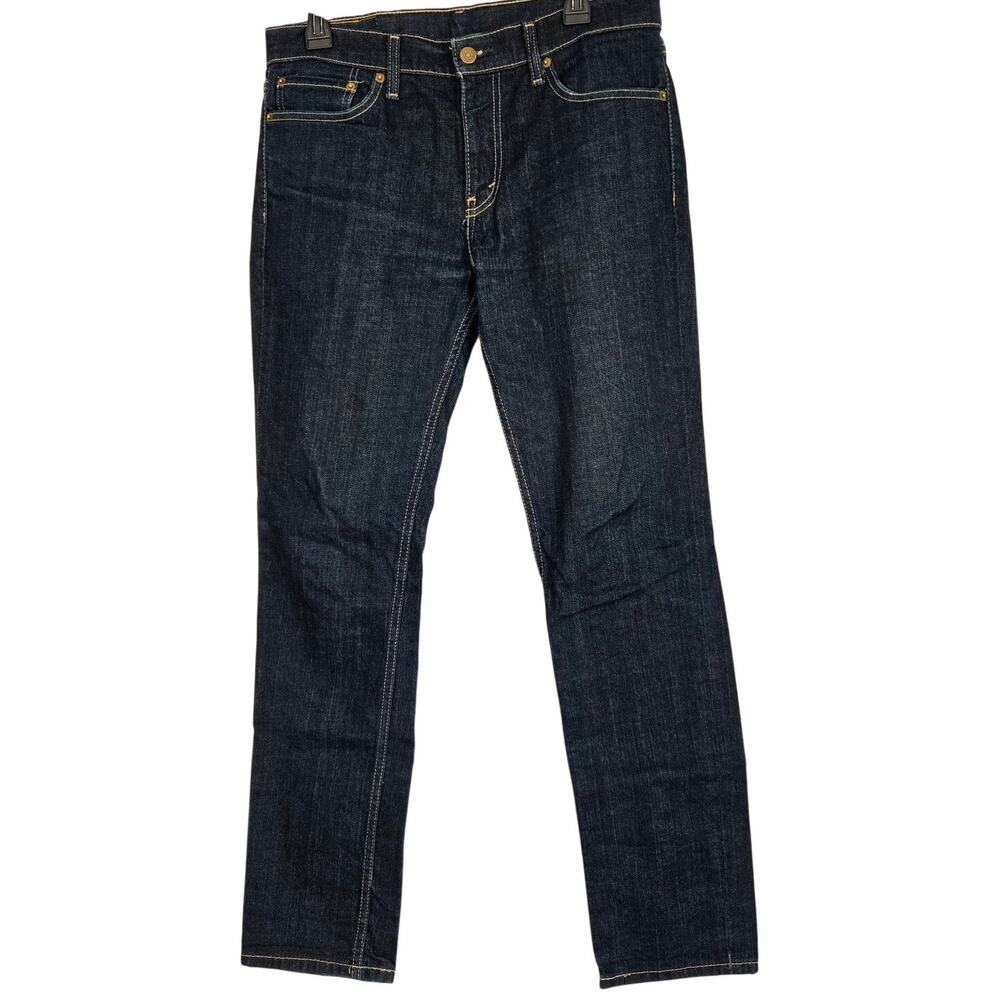 Americana Rocker Denim Workwear Levi's 511 Slim Fit Dark Wash Denim 33x32